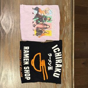 Demon Slayer/ Naruto‎ Ramen Shop T-Shirt Bundle Large